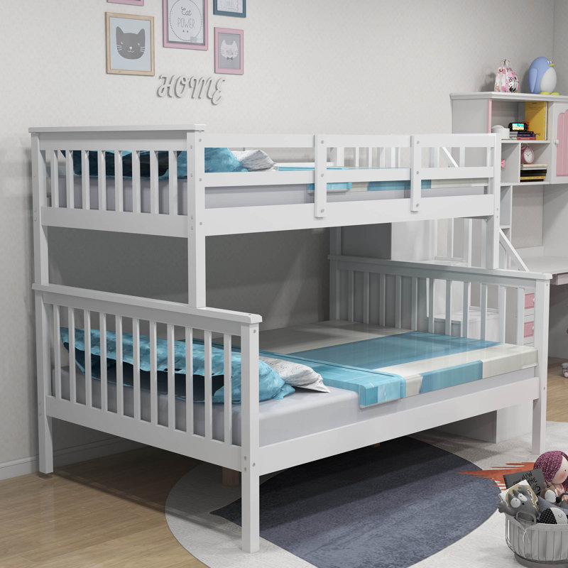 Dejahn Kids Twin Over Full Bunk Bed, White