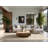 Soft Plush Everitt Thanksgiving Modern & Contemporary Abstract Area Rug in Beige – Beige Binding-254407619