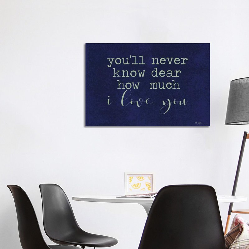You'll Never Know 1 Piece Wrapped Canvas Wall Art, 101.6 cm H x 66.04 cm W