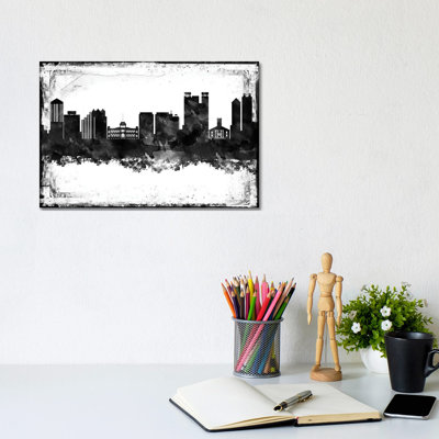 Honolulu Skylines - Wrapped Canvas Print