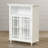 Freestanding Two-Door Floor Accent Cabinet with Open Shelf-944051270