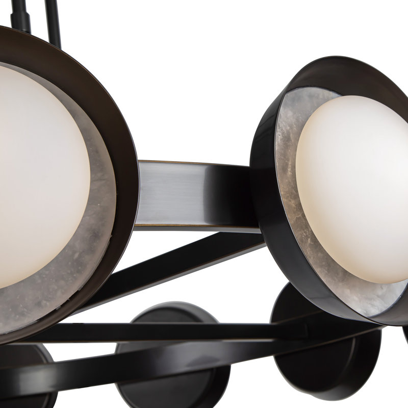 Alonso 12 - Light LED Chandelier, Urban Bronze