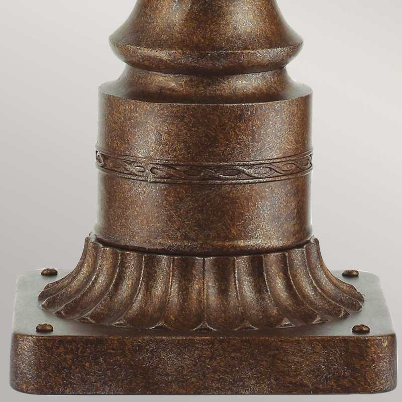 Seeded Pier Mount Light, British Bronze, Large