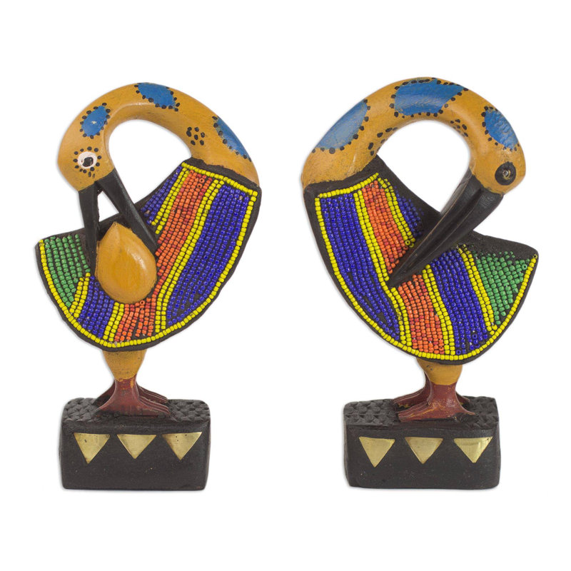 Ensemble de 2 figurines colorées Sankofa