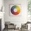 Color Wheel Giclee On Canvas