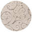 Tapis à motif floral crème à poil long Deanna-1237722178
