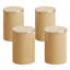 Round Pedestal Dining Table with 4 Stools-1059758690