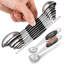 Cheer Collection Stainless Steel Magnetic Measuring Spoons Set with Leveler