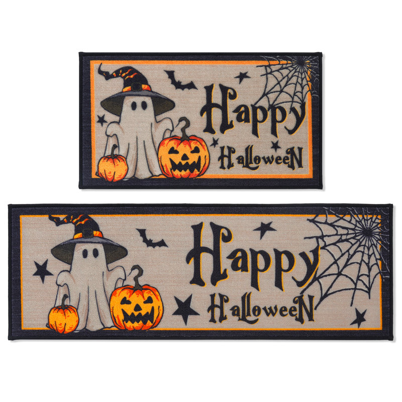 Tapis et tapis de cuisine d'Halloween