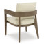 Chaise avec accoudoirs de salle à manger avec coussin Ezekio (ensemble de 2)