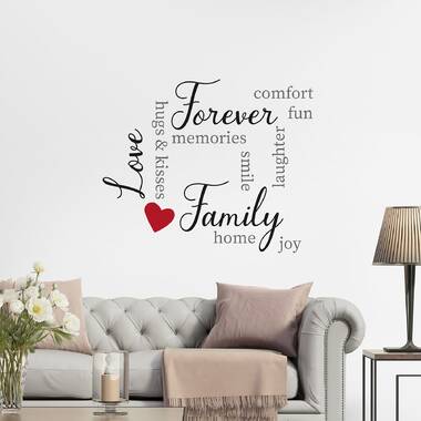 August Grove® Text & Numbers Wall Decal & Reviews