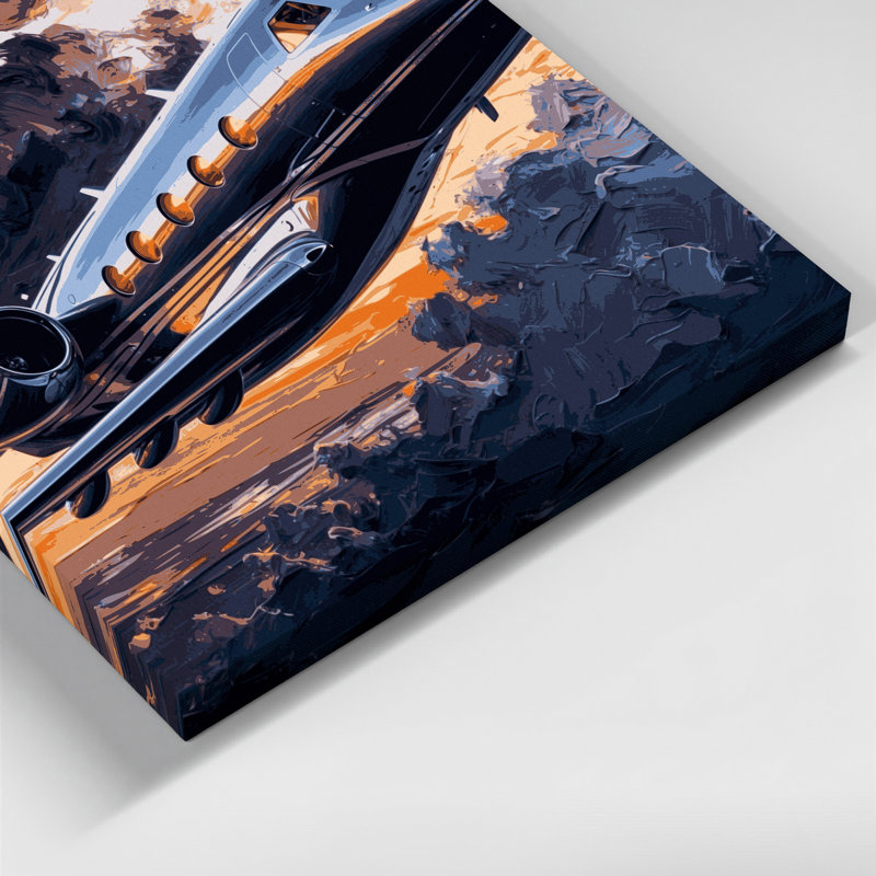 Transport, jet privé, illustrations, toile grise, H 20 po x l 30 po