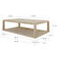 Casa Solid Wood Coffee Table