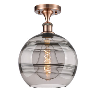 Plafonnier semi-encastré 1 lumière Ballston - Adrieanna
