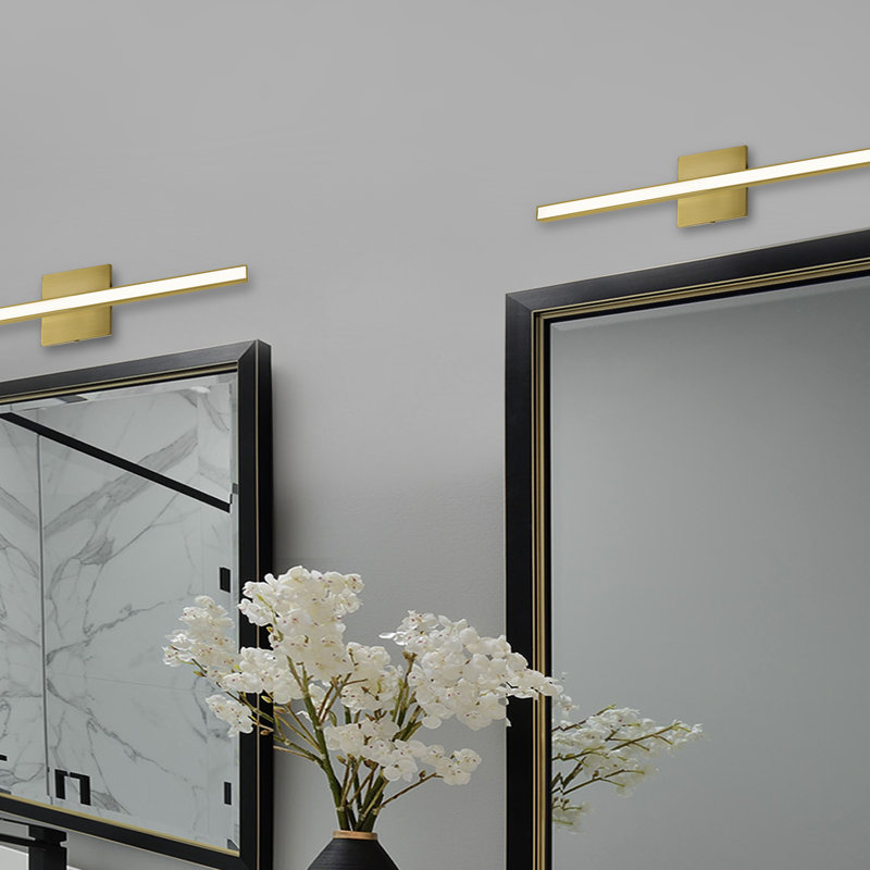 Arnitha Dimmable LED Bath Bar, Gold
