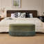 Repose-pieds ovale rembourré avec rangement, repose-pieds multifonctionnel et rangement caché pour le salon ou la chambre à coucher-1247385347-1247385348