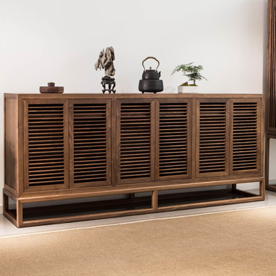 Buffet en bois massif 78,74 po