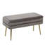 Gafford Upholstered Bench with Flip Top-462071445-462071446