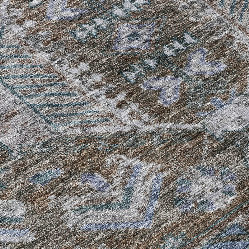 Machine Washable Indoor/Outdoor Chantille ACN2356 Traditional Rug, Rectangle 3' x 5'