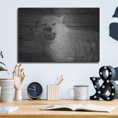 Latitude Run® 'Woodgrain Antiques 15' by Gordon Semmens Metal Wall Art