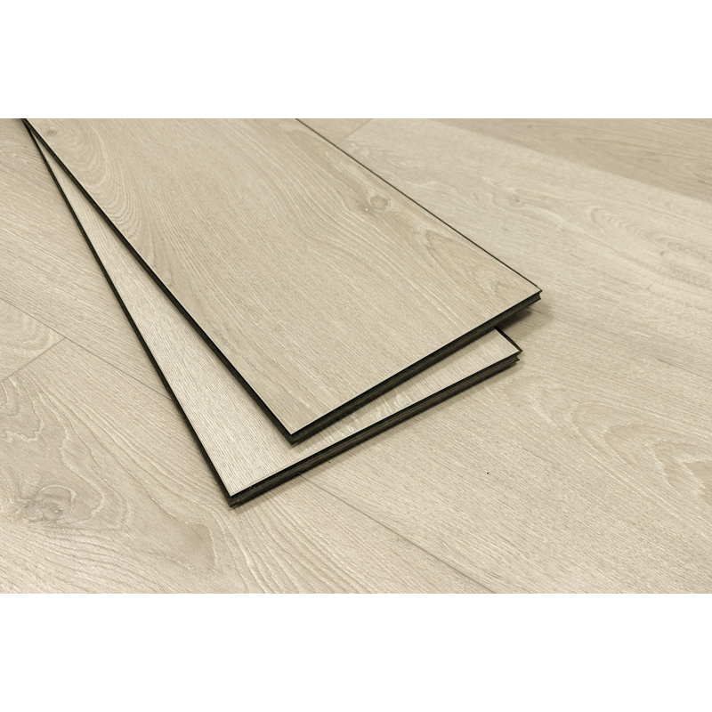 Plancher stratifié l 9,25 po x L 60 po x 12 mm Lininge, Perle intemporelle