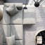  Zola Modular Sectional Living Room Sofa Set, L-Shape, Chenille Grey-133229154