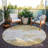 Aera Gold Washable Indoor-Outdoor Rug - -1284536593