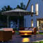 Atasha 3(m) Cantilever Parasol Patio Umbrella w/ Crank Solar Lights