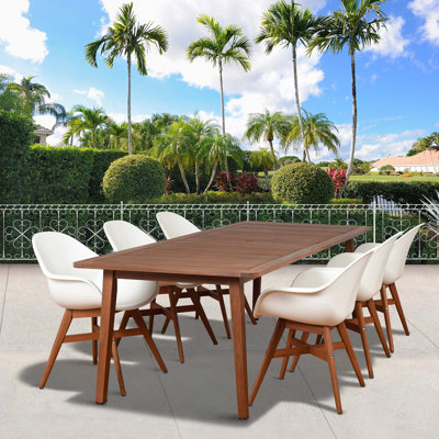 Ensemble repas 7 pièces Amazonia Charlotte Deluxe