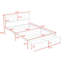 Lit plateforme avec tiroirs-1985524962