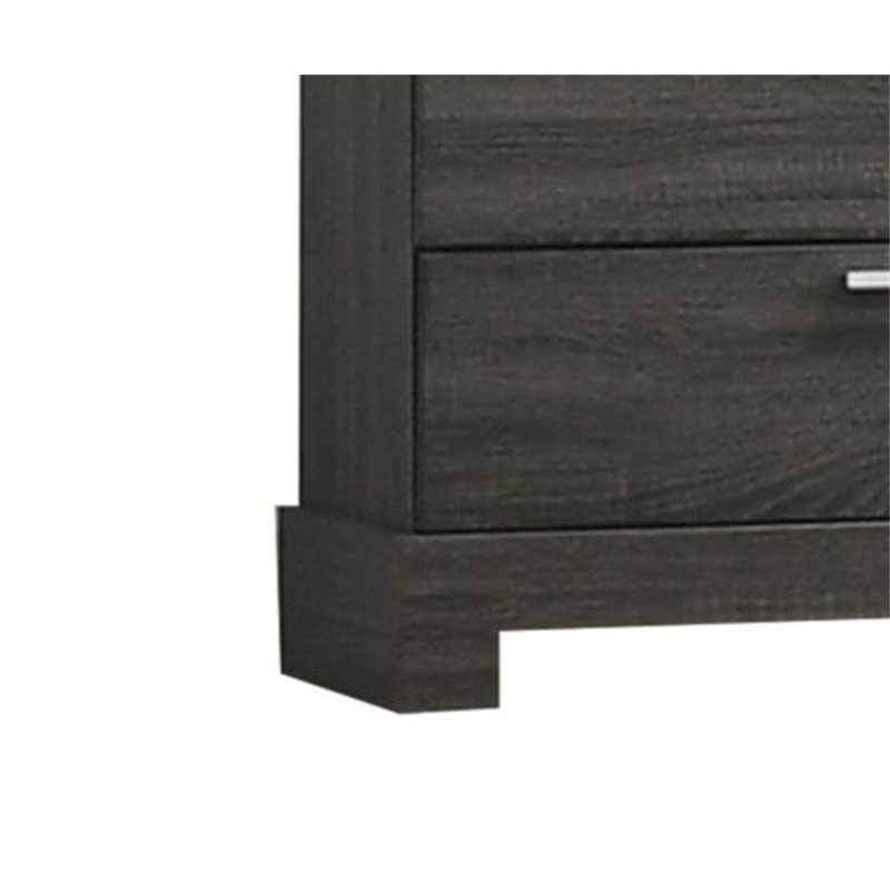 Commode en chêne gris Lantha