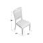 Chaise d'appoint rembourrée Antxon en Cannon Valley