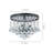 4-Light Modern Dimmable Crystal Flush Mount
