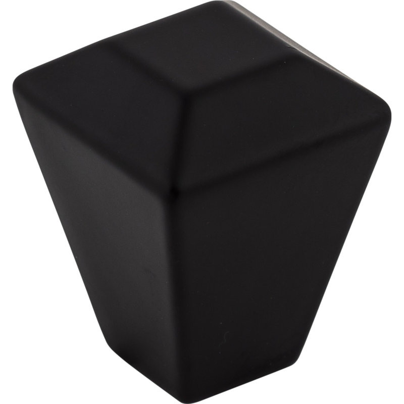 Juliet 1" Diameter Round Knob, Flat Black
