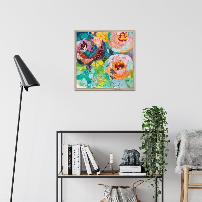 Bold Blooms I by Elizabeth St. Hilaire - 1 Piece Painting, 76cm H x 76cm W, Paper Print