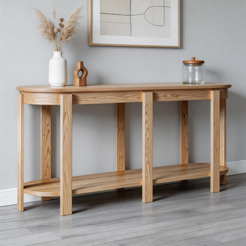 Console nordique moderne et simple, 31.5" H x 63" W x 13.8" D