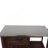 Outdoor Kitchen Island Prep Station with Stainless Top, Lockable Wheels & Storage (Dark Brown)-129470433