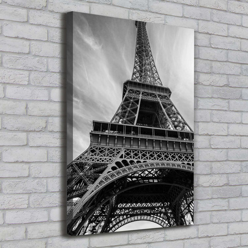 Eiffel Tower Paris - Wrapped Canvas Print