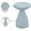 Table d'appoint en fer Anika Hendershot-1065183034