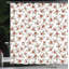 Ensemble de rideau de douche + crochets-44330581