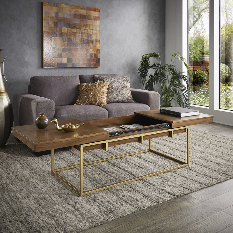 Simmerman Rectangular Storage Coffee Table