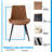 Kamai Faux Leather Upholstered Modern Dining Chair Side Chair with Carbon Steel Legs-1479552976-1510804566