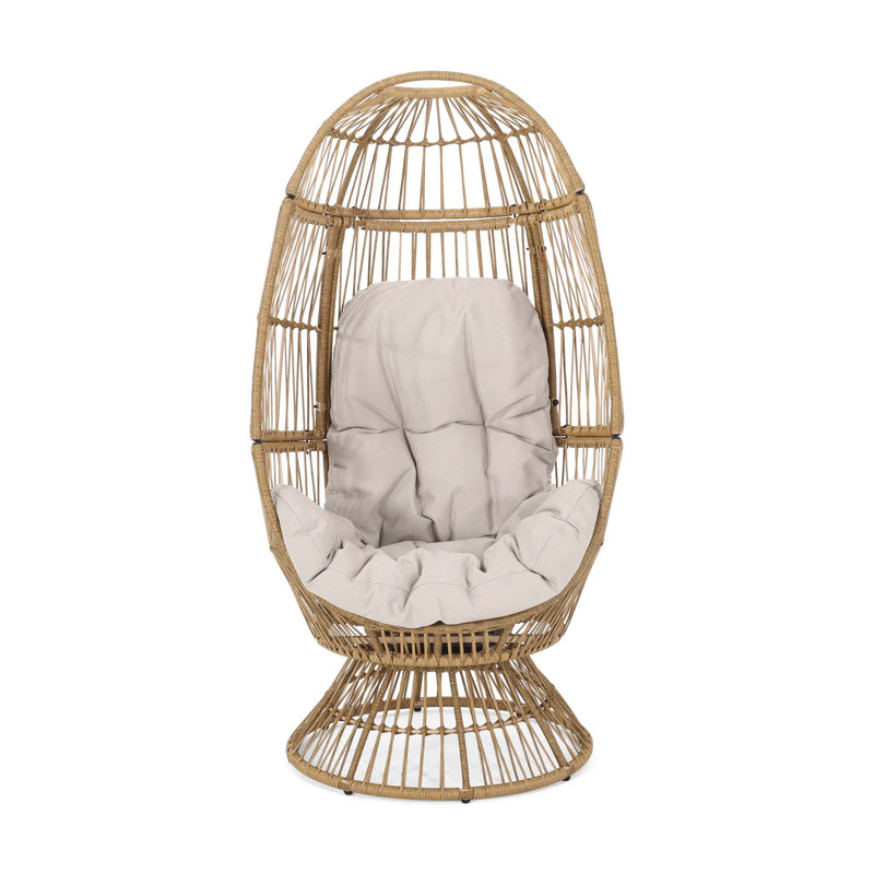 FAUTEUIL PIVOTANT RESEDA, Beige / Naturel