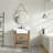 Karn 30'' Single Bathroom Vanity with Carrara Marble Top
