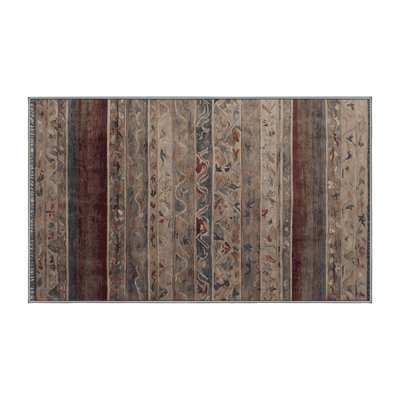Machine Washable Gray Area Rug
