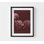 «Pure Abentego 5» par Design Fabrikken, œuvre d'art de bureau d'épouse, affiche Abentego rouge, abstrait Abentego, décoration de salon