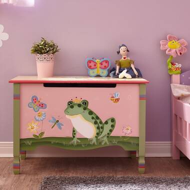 Magic Garden Solid + Manufactured Wood Toy Box