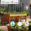 Pot à fleurs surélevé en bois de cèdre VegTrug Classic, moyen, 1,8 m-128967051-128967049
