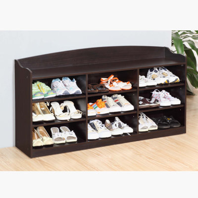 18 Pair Shoe Storage Bench Entryway Shoe Cabinet Shoe Organizer Shoe Storage