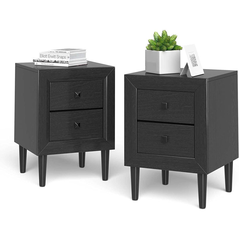Ledezma Side Table Set, Black